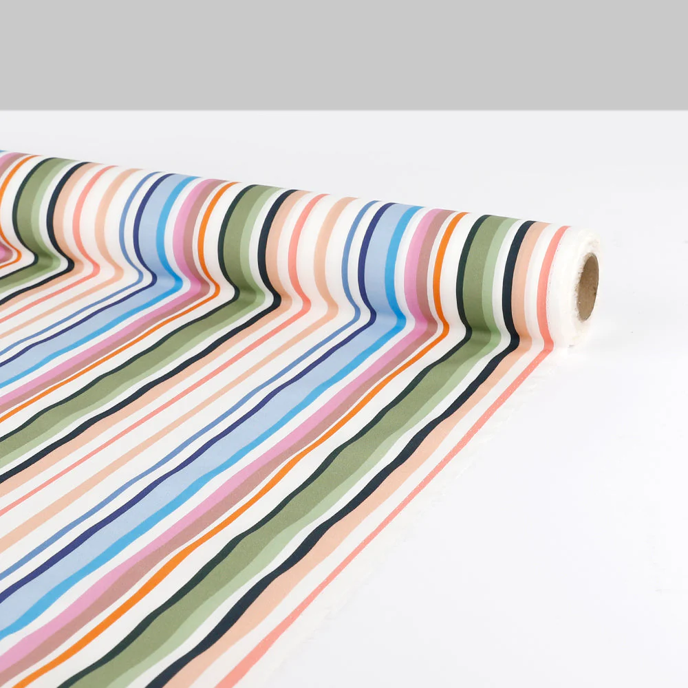 Wobble Stripe Cotton Poplin - Summer - Image 3