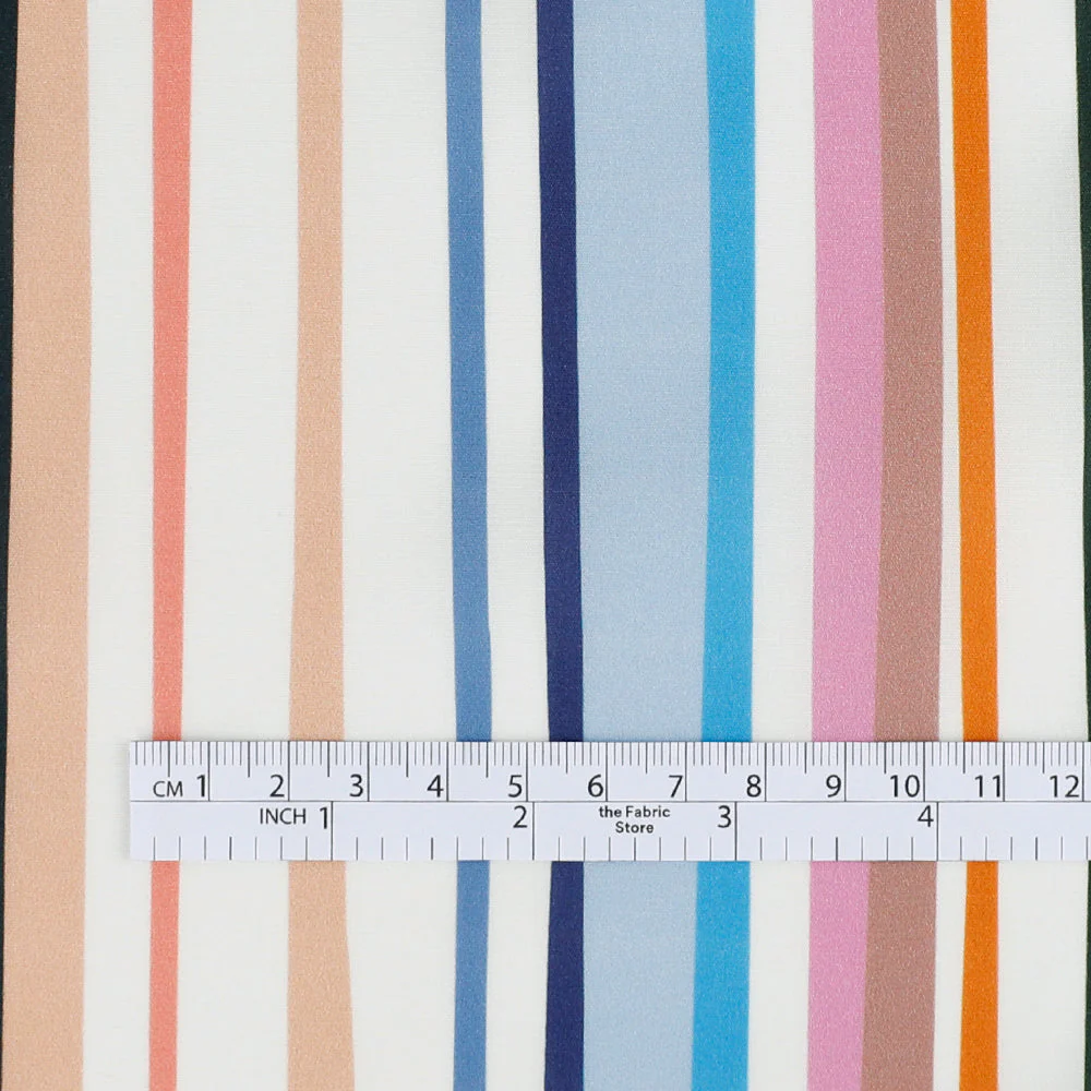 Wobble Stripe Cotton Poplin - Summer - Image 4