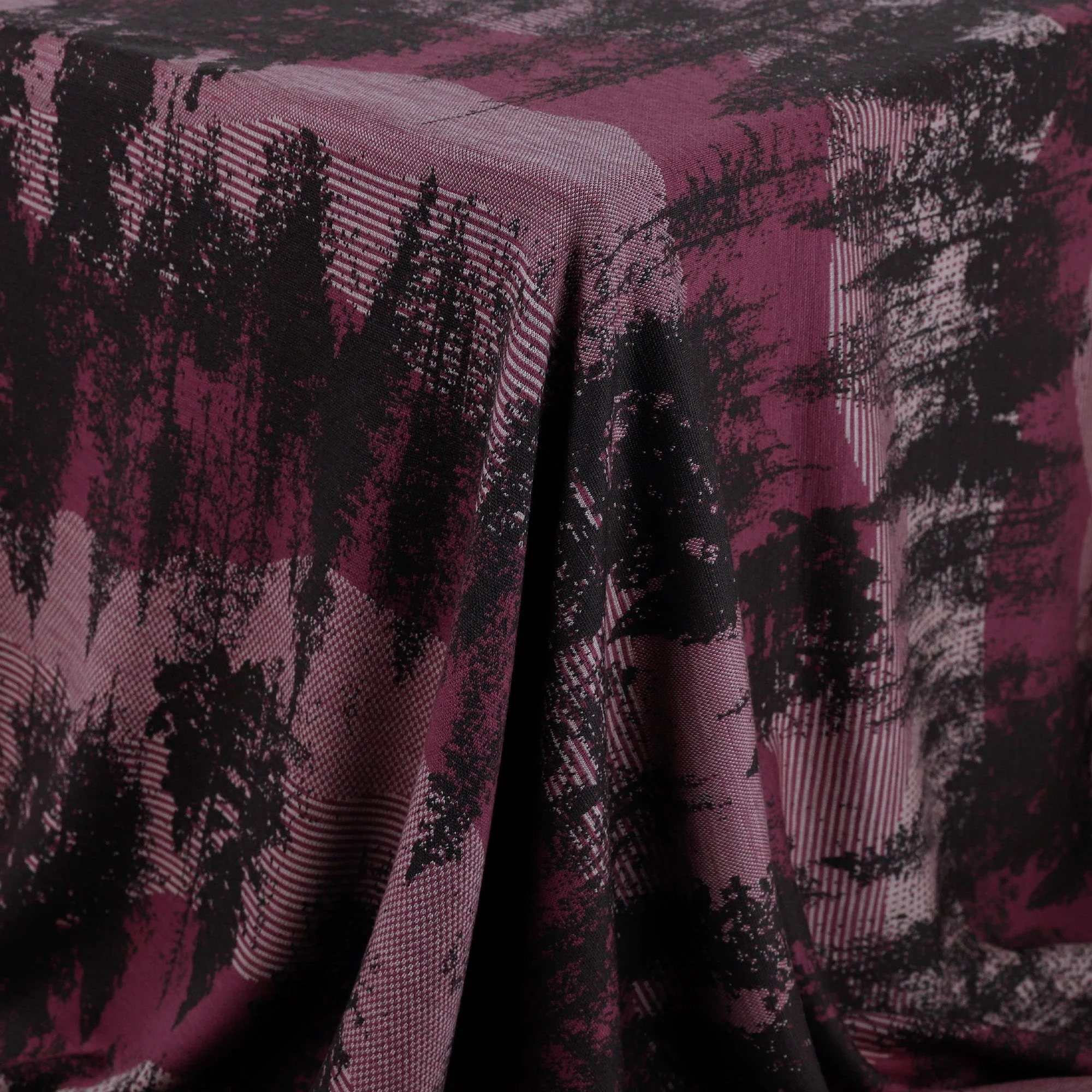 Alpine Trees Merino Jacquard - Muddy Pink - Image 3