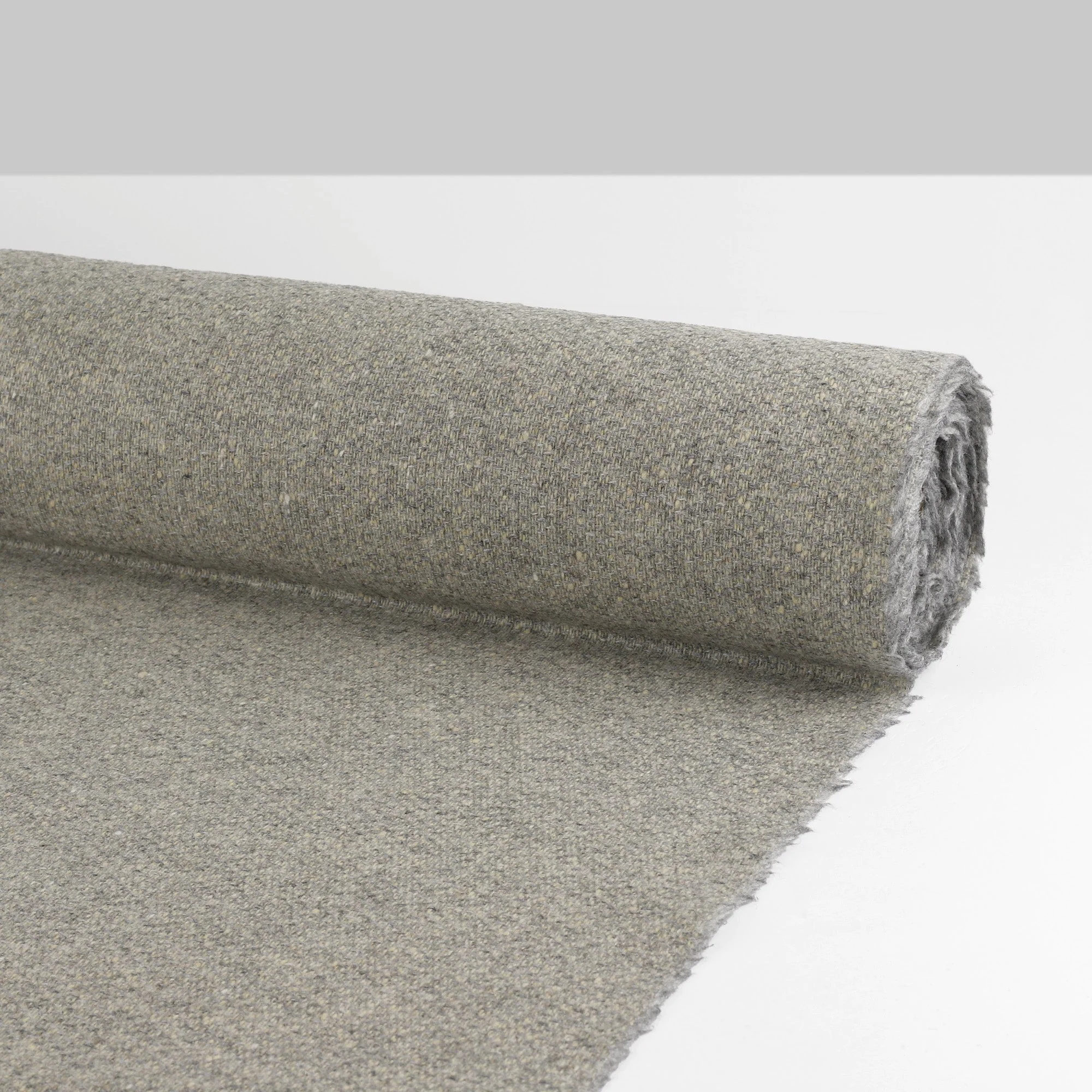 Wool Blend Tweed Coating - Rye - Image 3