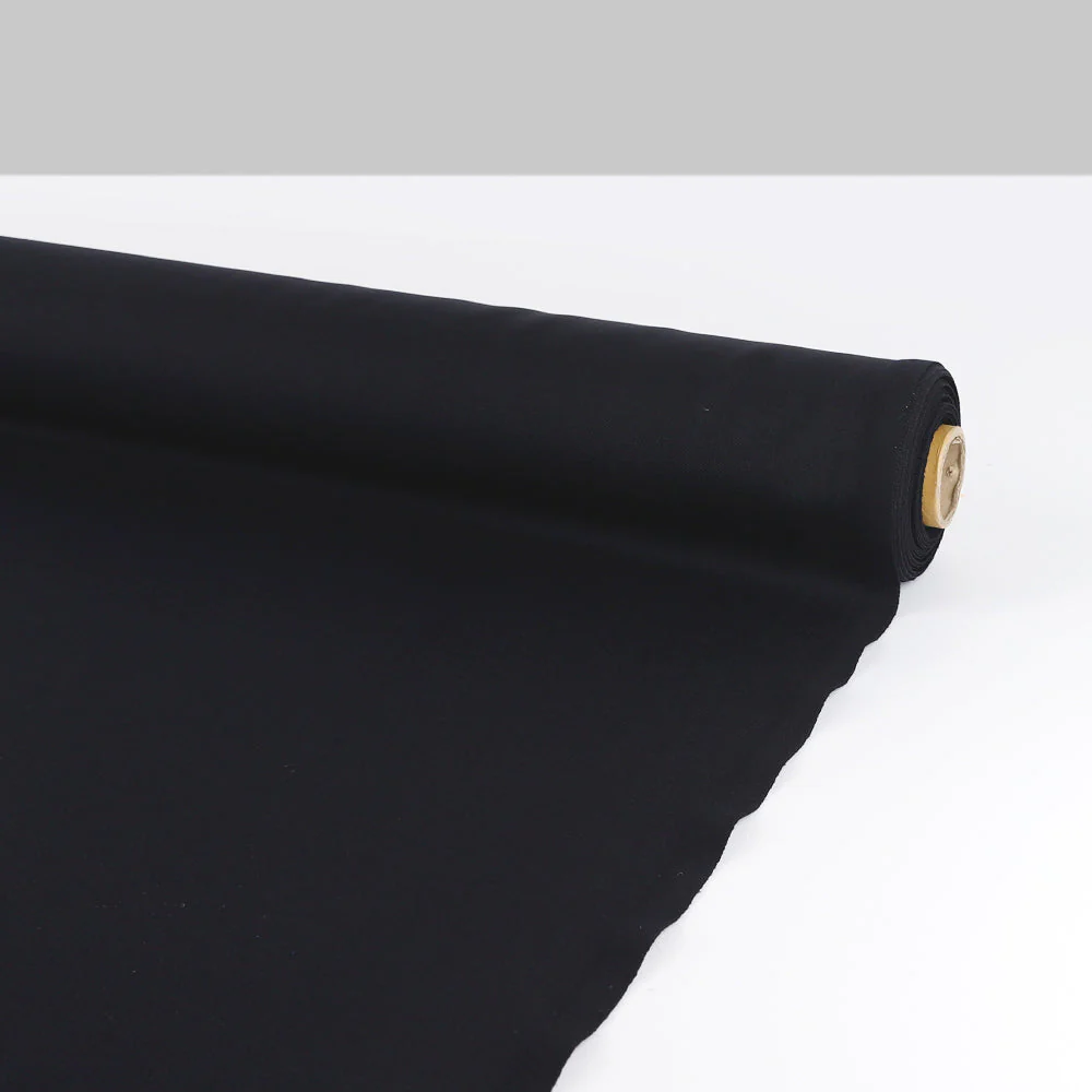 Wool/Poly Twill Suiting - Midnight - Image 3